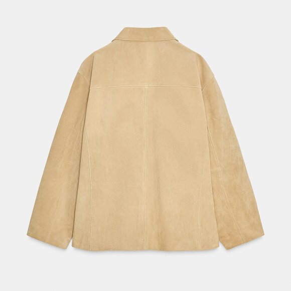 SUEDE LEATHER JACKET ZW COLLECTION LIMITED EDITION - Picture 4 of 4